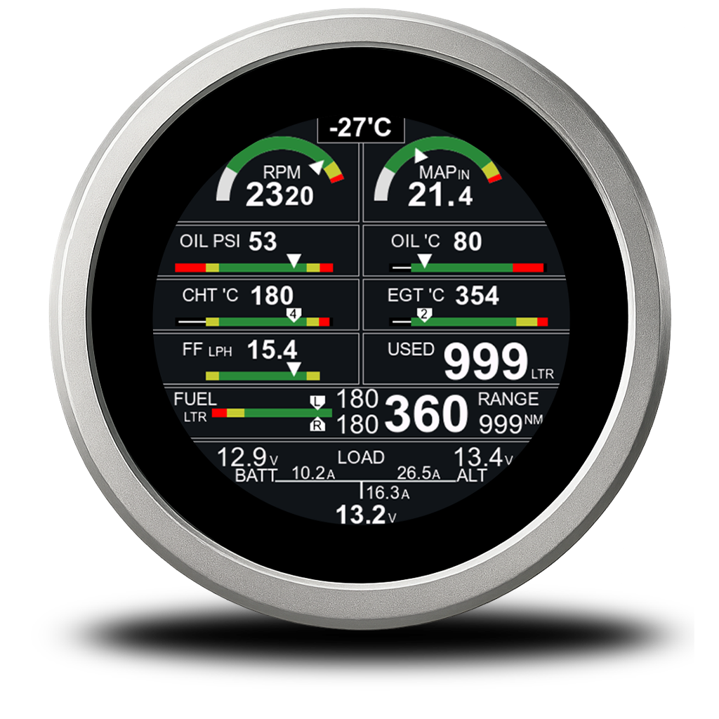 T3000 display face of the Engine System Interface.