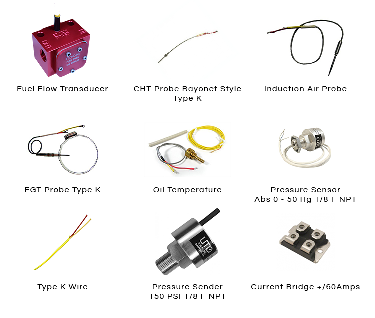 Composition of nine peripherals available for the ESI.